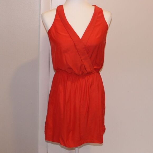 Parker Dresses & Skirts - Parker Orange  Silk Mini Dress Women Size Small